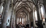 Jižní Tyroly a festival jablek v Natzu - Itálie - Merano, interiér katedrály