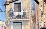 Poznávací zájezd - Sardinie - Sardinie - horská víska Fonni s malovanými domy