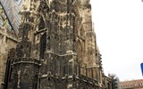 Adventní Vídeň a výstavy umění - Rakousko - Vídeň - katedrála sv.Štěpána, založena 1137, 1230-58 první přestavba, 1304-1433 gotická přestavba