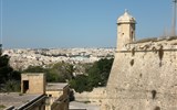 Poznávací zájezd - Malta - Malta - pohled na LaVallettu a pevnost