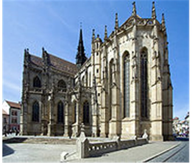 Památky UNESCO Ukrajiny a východního Slovenska - Slovensko - Košice - gotický dóm sv.Alžběty, 1378-1508 v několika fázích