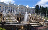 Petrohrad a balet Labutí jezero - Rusko - Petrohrad - Petrodvorce, největší soustava vodotrysků na světě