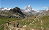 Za subtropického Švýcarska k vrcholům čtyřtisícovek - Švýcarsko - před námi Matterhorn