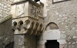Sicílie, pobyty 55+ - Itálie - Sicílie - Taormina, Palazzo Corvaja, 10.stol, směs normanských, arabských a gotických stavebních prvků
