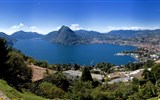 Nejkrásnější italská jezera - Švýcarsko - Lugano - převládá zde italský prvek, leží na břehu Luganského jezera