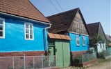 Putování po karpatských poloninách - Ukrajina - Podkarpatská Rus - zdejší rázovité domky