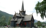 Poznávací zájezd - Norsko - Norsko - Lom, trojlodní roubený kostel z konce 12.století