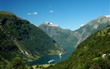 Poznávací zájezd - Skandinávie -  Norsko - Geiranger, ledovcový fjord 15 km dlouhý