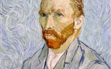 Amsterdam, advent a festival světel - Vincent van Gogh, Autoportrét, 1889