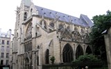 Paříž, perla na Seině letecky a Versailles - Paříž - Saint Severin, v 6.stol.zde žil poustevník Severin, několik kostelů na stejném místě, poslední ze 13.století