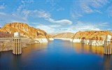 Národní parky USA, velký okruh 2019 - USA - Hoover Dam, obří přehrada