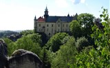 Krásy Českého ráje - Česká republika - zámek Hrubá Skála, původně hrad, přestavěný v 16.století na zámek 