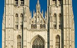 Belgie, památky UNESCO a květinový koberec 2018 - Belgie - Brusel - katedrála sv.Michala a sv. Guduly, gotická, 13.-15.století