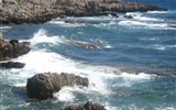 Španělsko, Costa Brava a Francouzská riviéra - Francie - Azurové pobřeží - skalnaté pláže u Antibes