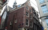Amsterdam letecky a skanzen Zaanse Schans - Holandsko - Amsterdam - domy v čtvrti Nieuwe Zijde