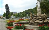 Slavnost růží v Badenu a Schönbrunn 2019 - Rakousko - Baden - Kurpark, zahrada založena 1792