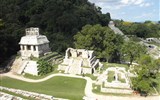 Mexiko, bájná země Mayů, Aztéků a kouzelné přírody - Mexiko -  Palenque, chrám Slunce