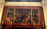 Benátky, ostrovy a výstava La Biennale 2015 - Itálie - Benátky - San Rocco, Tintoretto, Sv.Roch léčí oběti moru (1549)