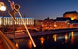Adventní Linec, vánoční trhy a Muzeum vědy - Rakousko - Linec - adventní nálada nad Dunajem