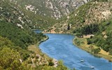 Ostrovy Pag a Rab a NP Severní Velebit - Chorvatsko - kaňon řeky Zrmanja, tady se točily filmy o Vinetouovi