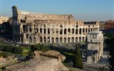 Řím a Vatikán, Genzano, zahrady Tivoli, Subiaco, UNESCO 2019 - Itálie - Řím - Kolosseum a Konstantinův vítězný oblouk