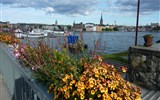 Stockholm a ostrovy letecky - Švédsko - Stockholm - pohled na centrum