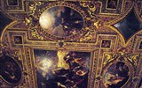 Benátky, ostrovy a výstava La Biennale 2015 - Itálie - Benátky - Scuola San Rocco, horní sál, Mojžíš dobývající vodu ze skály, Tintoretto, 1575-81.
