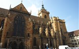 Alsasko, pohádka nejen o víně, slavnost trubačů 2019 - Francie - Alsasko - Colmar, kostel sv.Martina