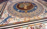 Řím, Vatikán, zahrady Tivoli UNESCO - Řím - Vatikánská muzea - mozaika z Caracallových lázní, 206-217