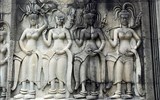 Thajsko - království bílého slona a Kambodža 2019 - Kambodža - Angkor Wat - dévas, božské bytosti