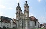Poznávací zájezd - Švýcarsko - Švýcarsko - klášterní kostel St.Gallen - baroko