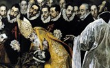 Madrid a Toledo letecky - Španělsko - Toledo - Santo Tomé_Pohřeb hraběte  Orgaz, El Greco, detail.