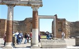 Krásy Neapolského zálivu - Itálie - Pompeje - od roku 1997 jde o památku na seznamu UNESCO