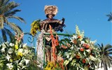 Karneval květů a světel v Nice a festival citrusů v Mentonu 2017 - Francie - Nice, slavnost Les Batailles de Fleurs