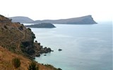 Srdcem Albánie na jih do bájného Butrintu - Albánie - pobřeží u Quepary z pevnosti Ali Paši Tepelenského
