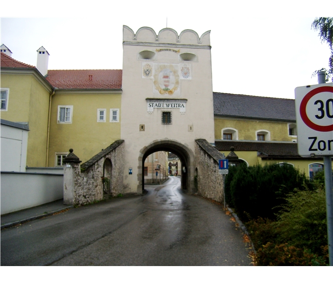 Pomezí Horních a Dolních Rakous - Rakousko - Weitra - Oberertorr v městských hradbách