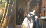 Budapest, Mosonmagyaróvár, termální lázně, výstava Rembrandt - Maďarsko - Budapešť - J.Vermeer - Vyznání víry, 1671-4, Výstava Rembrandt a zlatý věk holandské malby
