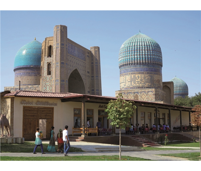 Uzbekistán - putování Hedvábnou stezkou - Uzbekistán -Samarkand - Bibi-chanum