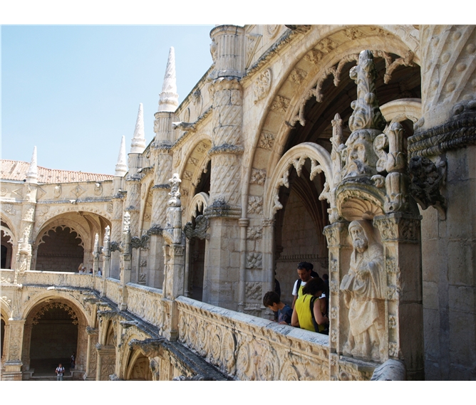 Lisabon, královská sídla a krásy pobřeží Atlantiku a Porto - Portugalsko - Lisabon - klášter sv.Jeronýma, 1501-80, manuelská gotika