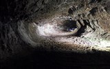 Madeira, zelený Silvestr 2016 - Portugalsko - Madeira - Sao Vicente, tyto podzemní prostory vytvořila žhavá láva