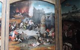 Výstavy Hieronymus Bosch a malířství na dvoře Medicejských - Belgie - Musées Beaux-Arts, Triptych pokušení sv.Antonína, Hieromynus Bosch