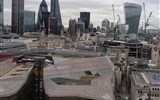 Poznávací zájezd - Londýn - Velká Británie - Anglie - Londýn, centrum s mrakodrapy Leadenhall, Gherkin, Fenchurch aj, foto A.Frčková