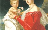 Vídeň po stopách Habsburků a výstava Franz Joseph - Rakousko - František Josef se svou matkou Žofií, 1830, J.K.Stiegler