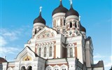 Plavba Baltem, bílé noci v Petrohradě - Estonsko - Tallin - katedrála Alexandra Něvského, 1894-1900