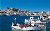 Po tyrkysovém moři na Baleárské ostrovy - Španělsko - Ibiza - malebný městský přístav