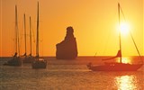 Po tyrkysovém moři na Baleárské ostrovy - Středomoř í- kouzlo západu slunce nad mořem