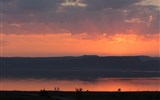 Izrael pro každého, biblické památky, ochutnávka vína i koupání - Izrael - západ slunce nad Mrtvým mořem