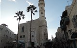 Poznávací zájezd - Izrael - Izrael - Betlém - Omarova mešita, 1193, minaret v dnešní podobě 1460