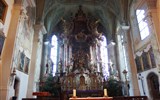 Alpské Solnohradsko, slavnosti shánění stád pod horou Hochkönig - Rakousko - Maria Alm - kostel se zázračným obrazem Panny Marie