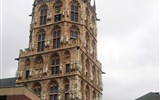 Vlakem do Kolína nad Rýnem za adventem  za uměním - Německo - Kolín n.R - Ratsturm (radniční věž, 1407-14, pozdně gotická